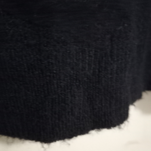 Halogen M Merino Wool Blend Mock Turtle Neck Pullover Pocket Soft Sweater - Picture 4 of 10